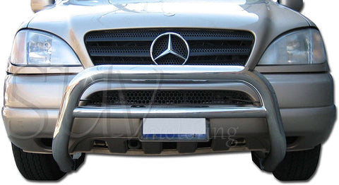 2006-2011 Mercedes Benz ML350 ML550 Bull Bar Grille Guard Protection Stainless Steel