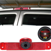 Navinio New Version Car Third Roof Top Mount Brake Lamp Camera Brake Light Rear View Backup Camera+7" LCD Car Dashboard Color Monitor for Chevrolet Express GMC Savana Vans Exporer Vans Cargo