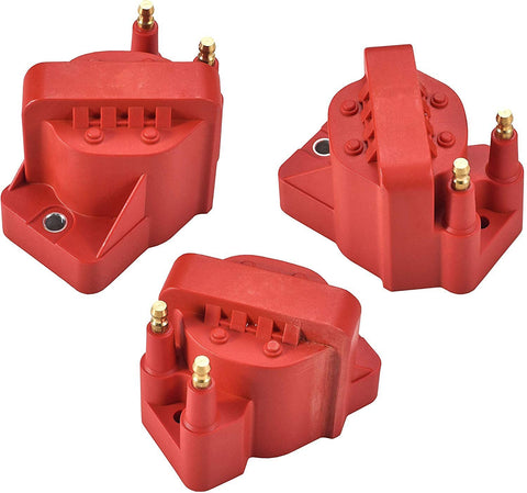 ENA Direct Ignition Coil Pack of 3 compatible with Buick Allure Century Chevy Impala S10 Cadillac Olds GMC Pontiac V6