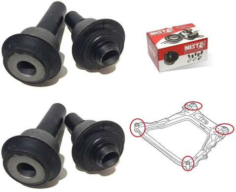 Nisto 4 Engine Cradle Front Subframe Crossmember Rearbody Bushing for 2007-2018 ON Nissan Rogue All Models