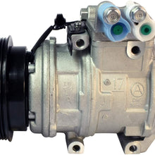 New Mando 10A1061 AC Compressor with Clutch Original Equipment (Pre-filled Oil)