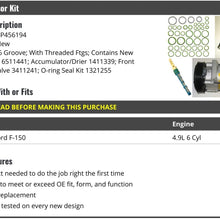 A/C Compressor Kit - Compatible with 1991-1993 Ford F150 4.9L 6-Cylinder