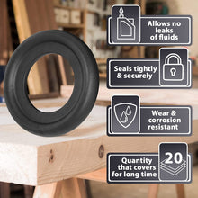 15pcs Oil Drain Plug Crush Washer Gasket Seal – 14mm Replacement for Hyundai/Kia - OEM 21513-23001 Fits Most Popular Models 2001-2022 by AUTOMAJOR