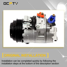 OCPTY Air Conditioner Compressor Compatible for Dodge Sprinter 2500 Freightliner Sprinter Mercedes-Benz C230 CO 105111C