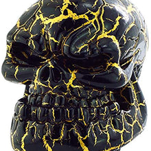 Lunsom Skull Shift Knobs Resin Shifter Head Most Car Transmission Shifting Stick Handle Fit Most Automatic Manual Vehicle (Green)