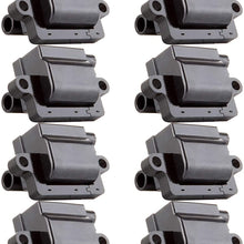 SCITOO 100% New 8pcs Ignition Coil Set Compatible with Chev-y GMC Hummer Mercruiser Workhorse 1999-2007 Automobiles Fit for OE: UF271 C1208