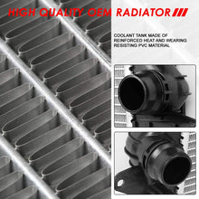 DPI 13313 OE Style Aluminum Core High Flow Radiator Replacement for 13-18 Ford Escape/Transit Connect AT/MT