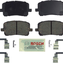Bosch BE923H Blue Disc Brake Pad Set with Hardware For: Pontiac Vibe; Toyota Corolla, Matrix, Front