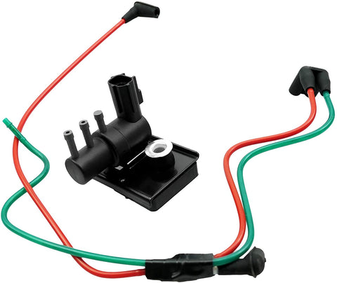 Turbo Emission Vacuum Harness Connection Line and Wastegate Boost Solenoid Fits for Ford F250 F350 F450 F550 Super Duty 1999-2003 7.3L Diesel Powerstroke Engines Replace F81Z9E498DA F81Z6C673AA