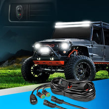 Nilight 16AWG DT Connector Wiring Harness Kit LED Light Bar 12V On Off Switch Power Relay Blade Fuse for Off Road Lights LED Work Light-2 Leads,2 Years Warranty
