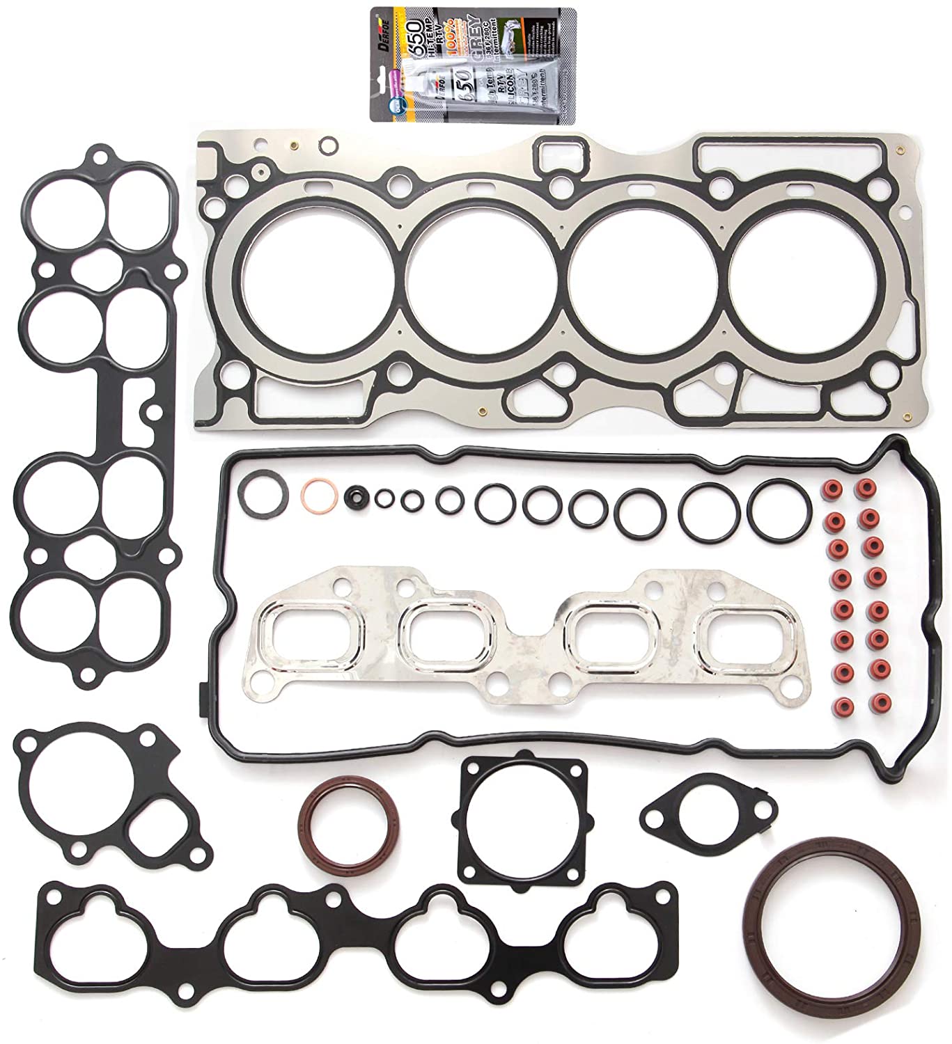 ROADFAR Cylinder Head Gasket Set Kit for Nissan Altima Sentra 2.5L 02 03 04 05 06