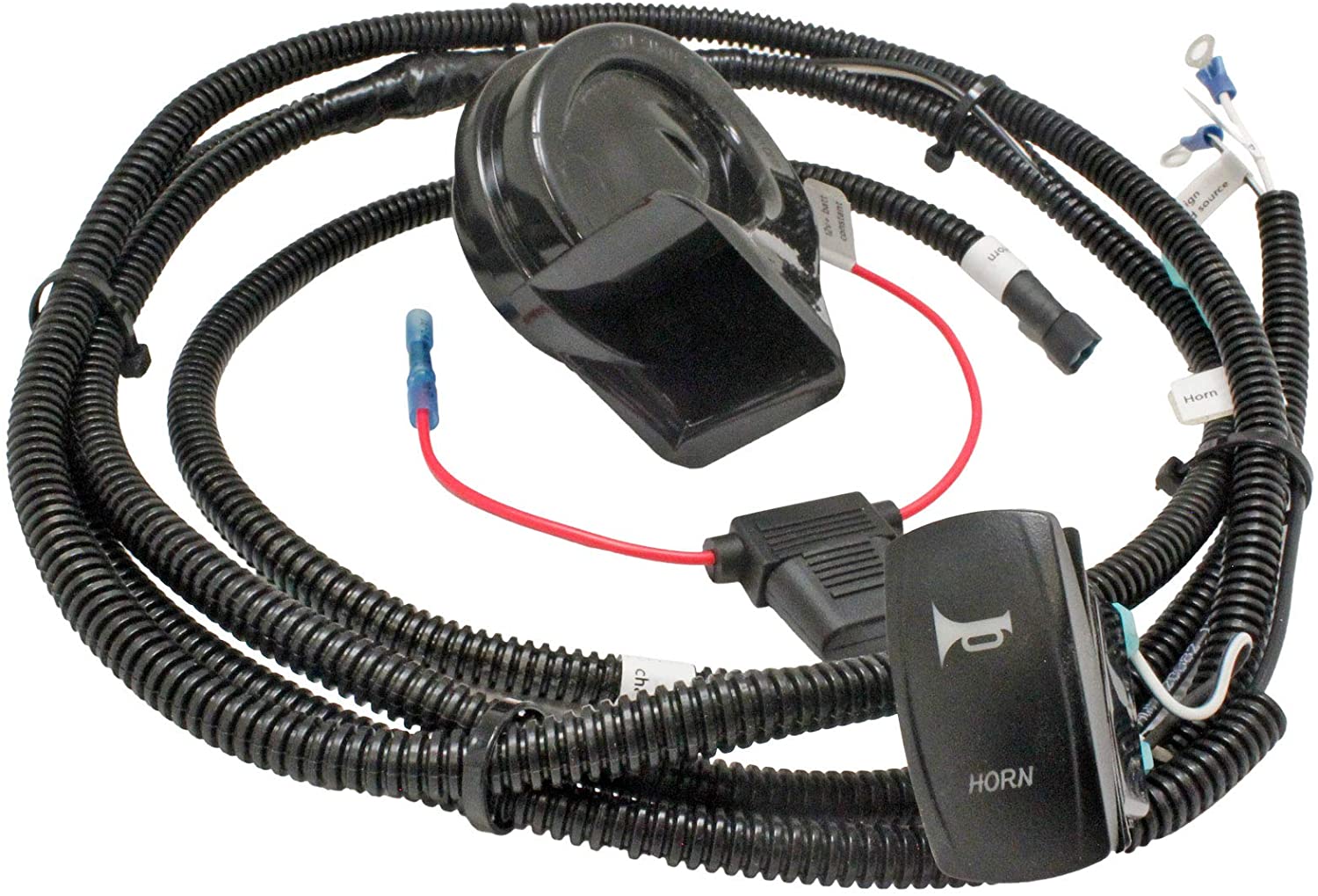 MCSADVENTURES Universal UTV Horn Kit For Polaris RZR, Ranger, General