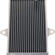 ALLOYWORKS 2 Row Core All Aluminum ATV Radiator For 1987-2007 Yamaha Banshee YFZ350 YFZ 350