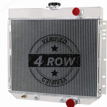 CoolingSky 4 Row All Aluminum Radiator for 1963-70 Ford Mustang Galaxie &Mercury Cougar &Country Sedan - Direct Replacement