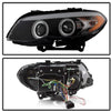 Spyder Auto PRO-YD-BMWX503-HID-CCFL-BK BMW LED Halo Projector Headlight