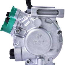 New Mando 10A1445 AC Compressor with Clutch Original Equipment (Pre-filled Oil)