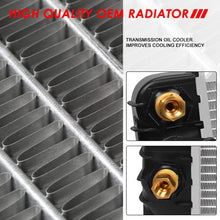 1532 OE Style Aluminum Core Cooling Radiator Replacement for Chevy S10 Pickup Blazer GMC Jimmy Sonoma 4.3L AT 94-95