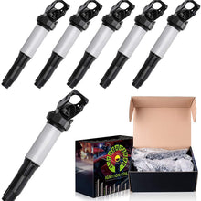 Ignition Coils 6-Pack Compatible with BMW M3 X3 Z4 330i 330xi 525i 530i 545i 550i 645Ci 650i 745i 750i 760i 760Li 2.0L 2.5L 3.0L L6 V8