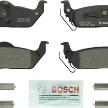 Bosch BP1012 QuietCast Premium Semi-Metallic Disc Brake Pad Set For 2004-2011 Ford F-150 and 2006-2008 Lincoln Mark LT; Rear