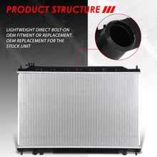 2692 Factory Style Aluminum Cooling Radiator Replacement for 04-09 Nissan Quest 3.5L AT