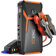 TACKLIFE T8 800A Peak 18000mAh Lithium Car Jump Starter for Up to 7.0L Gas or 5.5L Diesel Engine, 12V Auto Battery Booster with LCD Screen, Portable Power Bank with USB Quick Charge