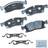 Bendix CFC1629 Premium Copper Free Ceramic Brake Pad (with Installation Hardware Front)