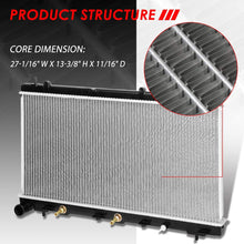 1574 Factory Style Aluminum Radiator Replacement for 93-98 Subaru Impreza 1.8L/2.2L AT/MT