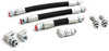 GXP High Pressure Oil Pump (HPOP) Hoses Lines w/Crossover & Fittings Set Compatible with 1994-1997 OBS Ford 7.3 Powerstroke Diesel 7.3L