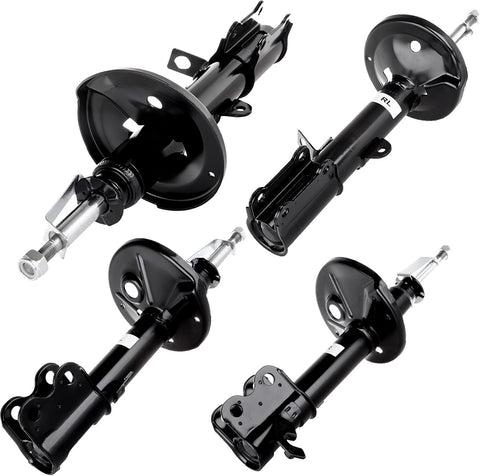 CTCAUTO Front Rear Pair Shocks Absorber Struts Set for 1998 1999 2000 2001 2002 Chevy Prizm,1992 1993 1994 1995 1996 1997 Geo Prizm,93 94 95 96 97 98 99 00 01 02 Toyota Corolla 333236 333237 234059