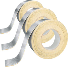 ZOENHOU 3 Pack 60mil 1.5mm Thicked Waterproof Aluminum Butyl Tape, 10 Yard x 2 Inch Foil Strong Duct Tapes Self Adhesive Leak Proof Repair Tape for Pipe RV Awning Patching Window Sealing Supplies