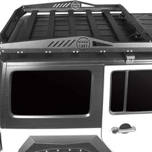 Seana Hard Top Roof Rack Cargo Luggage Carrier w/ 2X LED Lights Compatible with Jeep Wrangler JK 4 Doors (Exclude 2 Doors JK) 2007 2008 2009 2010 2011 2012 2013 2014 2015 2016 2017 2018