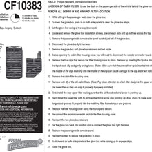 FRAM Fresh Breeze Cabin Air Filter Replacement for Car Passenger Compartment w/ Arm and Hammer Baking Soda, Easy Install, CF11182 for Select Acura and Honda Vehicles