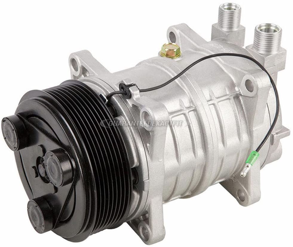AC Compressor & 123mm 8-groove A/C Clutch Replaces Diesel Kiki TM-15 HD 488-45121 12v Tama Seltec Zexel Valeo - BuyAutoParts 60-02103NA NEW