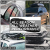 DNA MOTORING PT-ZTL-8130-BK Roof Top Cargo Box + Pair Aluminum Cross Bar