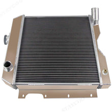 CoolingSky 3 Row All Aluminum Radiator for 1954-55 Jeep Willys 3.7L &1956-64 Jeep Truck/6-226/Utility Wagon 3.7