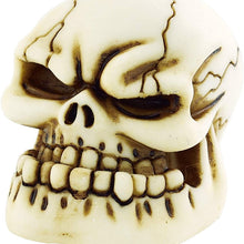 Lunsom Skull Shift Knobs Resin Shifter Head Most Car Transmission Shifting Stick Handle Fit Most Automatic Manual Vehicle (Green)