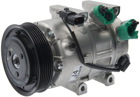 New Mando 10A1086 AC Compressor with Clutch Original Equipment (Pre-filled Oil)