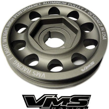 VMS Racing 99-00 Light Weight Billet Aluminum Crankshaft CRANK PULLEY Compatible with Honda Civic Si with the DOHC B16 engines B16A2 1999-2000