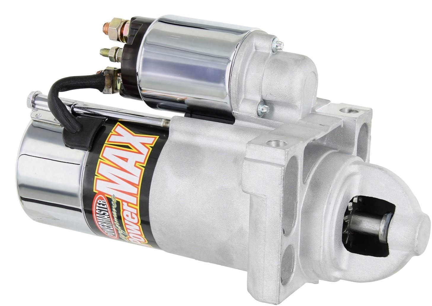 Powermaster 19201 Chrome Alternator (PG260 Chevy, Pont LS, LXS Engine 168T Flywheel)