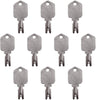 Weelparz Forklift Key 1430 166 For Hyster Heavy Equipment Daewoo Yale JLG Gradall Gehl Crown Construction Ignition Key Set (10 Keys)