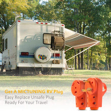 MICTUNING 125V 30Amp Heavy Duty RV Female Replacement Receptacle Plug with Ergonomic Handle