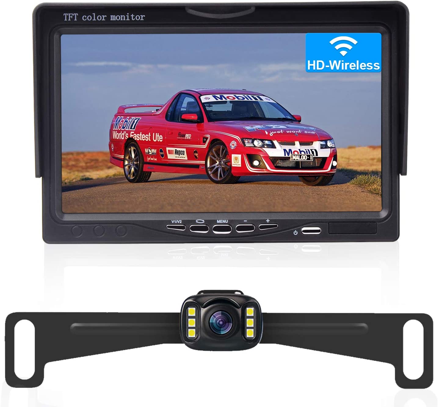 LeeKooLuu Wireless Backup Camera for Cars,SUVs,UTVs,Minivans, 7