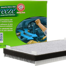 FRAM Fresh Breeze Cabin Air Filter Replacement for Car Passenger Compartment w/ Arm and Hammer Baking Soda, Easy Install, CF11182 for Select Acura and Honda Vehicles