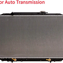 Junonne Automatic AT Aluminum/Plastic Radiator 1 Row compatible with 2005-2010 Honda Odyssey