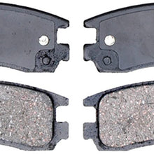 ACDelco 14D698C Advantage Ceramic Rear Disc Brake Pad Set with Wear Sensor