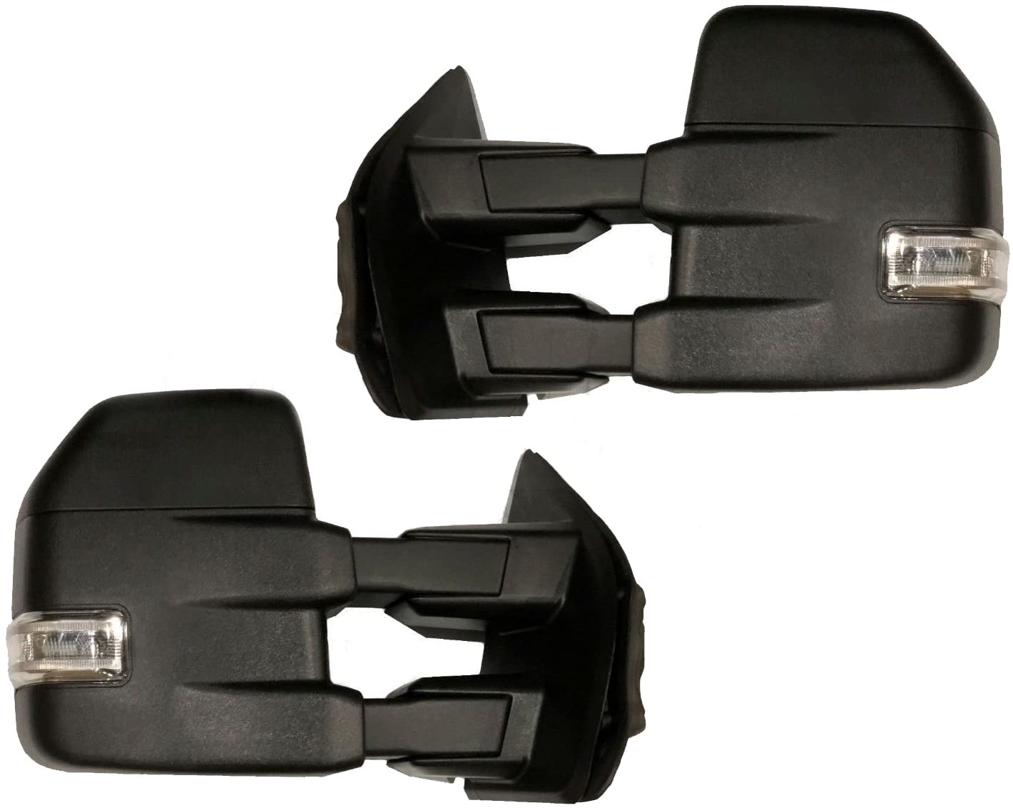 fits Ford F150 Pickup 2015 2016 2017 2018 (22-Pin) Power Heated - LED Signal - Pair