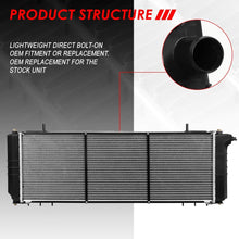 DPI 78 OE Style Aluminum Core Radiator Replacement for Jeep Wagoneer Comanche Cherokee 4.0L 87-90
