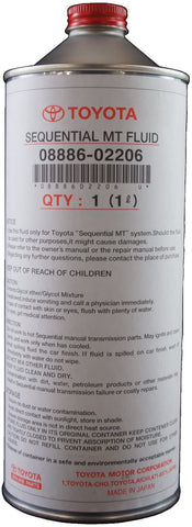 Toyota Genuine Fluid 08886-02206 Sequential Manual Transmission Fluid - 1 Liter
