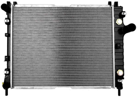 AutoShack RK850 23.4in. Complete Radiator Replacement for 2000-2004 Dodge Dakota 2000-2003 Durango 2.5L 3.7L 3.9L 4.7L 5.9L