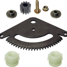 Caltric Selective Sector Gear Pinion Gear W/Bushings compatible with John Deere L118 L120 L130